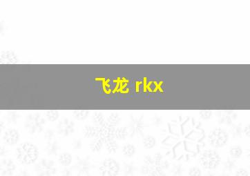 飞龙 rkx